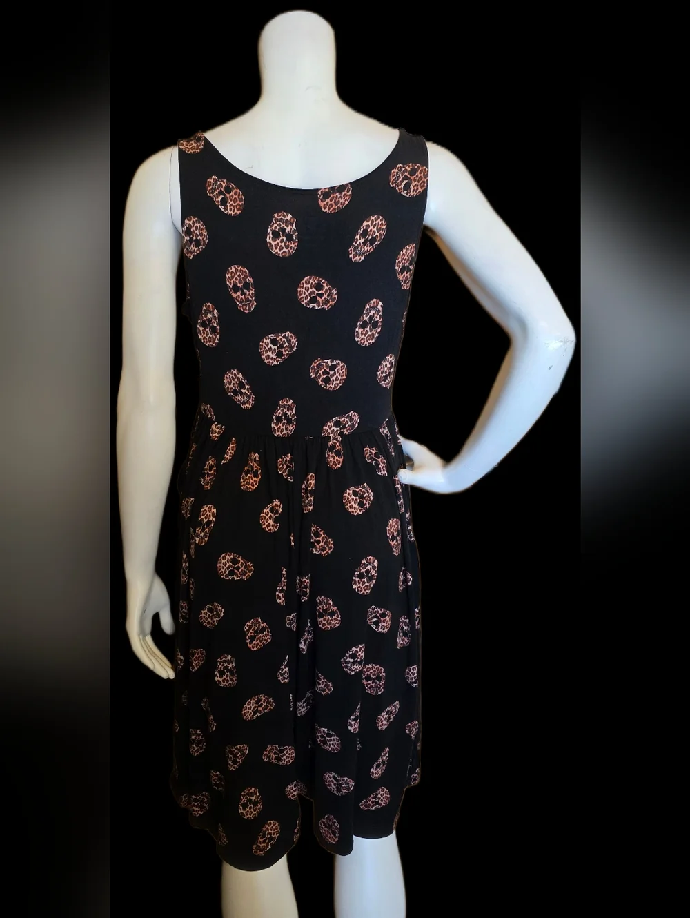 💛 74. Torrid Size 0 Skull Skater Dress - Picture 2 of 3